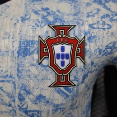 Camisa Seleção Portugal II 24/25 - Jogador Nike Masculina - Branca com detalhes em azul e preto - EM SPORTS