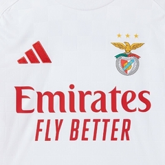 Camisa Benfica III 25/26 - Torcedor Adidas Masculina - Branca com detalhes em vermelho na internet