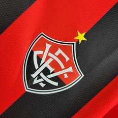 Camisa Vitória I 24/25 - Torcedor Volt Feminina - Vermelha e preta - loja online