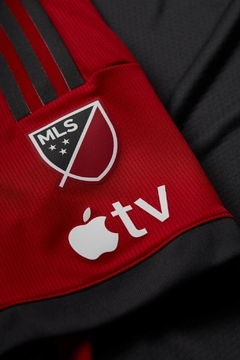 Camisa Toronto FC I 24/25 - Torcedor Adidas Masculina - Preta com detalhes em vermelho e cinza - EM SPORTS