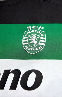 Camisa Sporting Lisboa I 24/25 - Torcedor Nike Masculina - Preta com detalhes em verde e branco - EM SPORTS