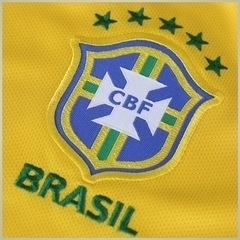 Camisa Retrô Seleção Brasileira I 2016/17 - Masculina Nike - Amarela com detalhes em verde - loja online