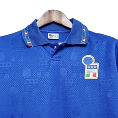 Camisa Retrô Seleção da Itália I 1994 - Diadora Masculina - Azul - comprar online
