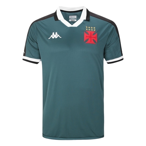 Camisa Vasco da Gama Goleiro 24/25 - Torcedor Kappa Masculina - Verde