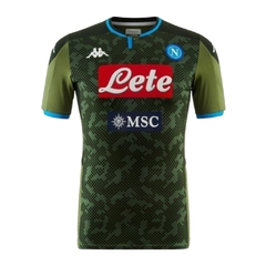 Camisa Retrô Napoli II 2019/20 - Masculina Kappa - Verde com detalhes em azul