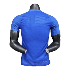 Camisa Paris Saint-Germain Fourth 24/25 - Jogador Jordan Masculina - Azul com detalhes em branco na internet