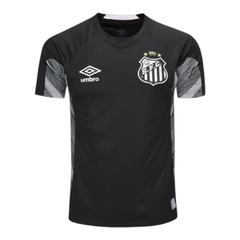 Camisa Santos Goleiro 25/26 - Torcedor Umbro Masculina - Preta