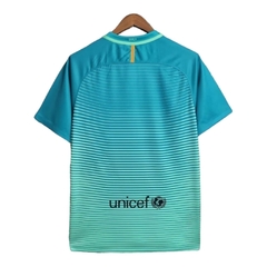 Camisa Retrô Barcelona I 2014/2015 - Nike Masculina - Azul e verde - comprar online