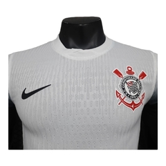 Camisa Corinthians I 24/25 - Jogador Nike Masculina - Branca com detalhes em preto na internet
