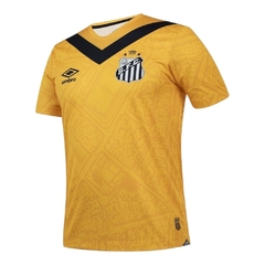 Camisa Santos III 24/25 - Torcedor Umbro Masculina - Amarela com detalhes em preto - comprar online