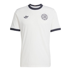 Camisa Seleção Alemanha Edição Aniversário 125 anos I 25/26 - Torcedor Adidas Masculina - Branca com detalhes em preto