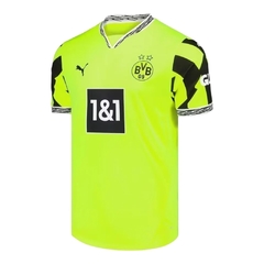 Camisa Borussia Dortmund Edição especial de Aniversário 24/25 - Torcedor Puma Masculina - Amarela neon com detalhes em preto