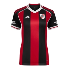 Camisa River Plate II 25/26 - Torcedor Adidas Feminina - Preta e vermelha