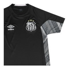 Camisa Santos Goleiro 25/26 - Torcedor Umbro Masculina - Preta