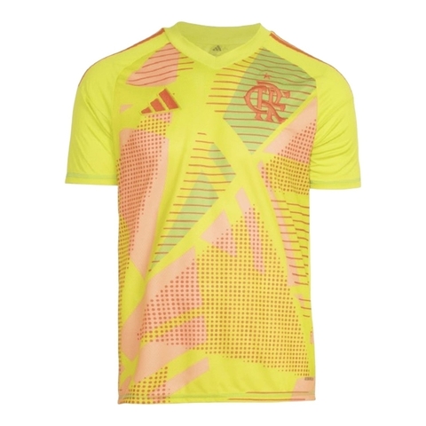 Camisa Flamengo Goleiro I 25/26 - Torcedor Adidas Masculina - Amarela
