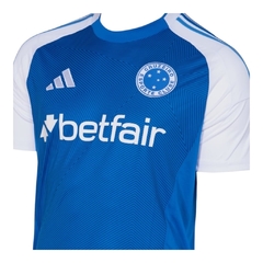 Camisa Cruzeiro I 25/26 - Torcedor Adidas Masculina - Azul e branca - EM SPORTS