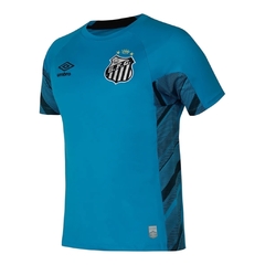 Camisa Santos Goleiro 25/26 - Torcedor Umbro Masculina - Azul - comprar online
