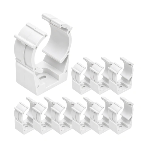 Abraçadeira P/ Fixação de Eletroduto Pvc 1pol Kit 20 Unidades - Branco