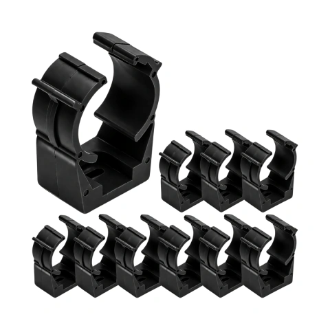 Abraçadeira P/ Fixação de Eletroduto Pvc 1pol Kit 20 Unidades - Preto