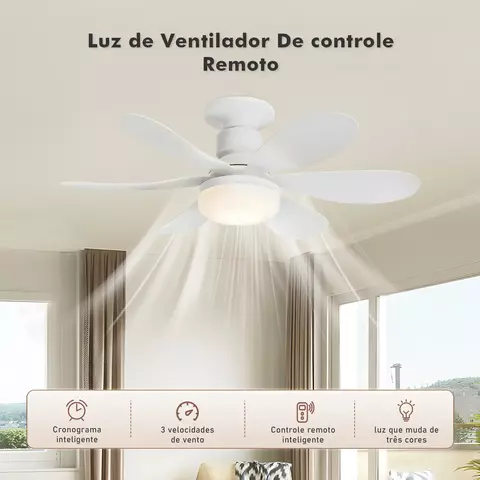 Lâmpada Ventilador de Teto - comprar online