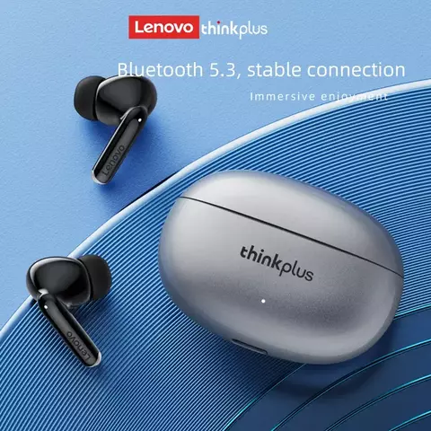 Lenovo-Thinkplus XT88 Fones De Ouvido Bluetooth Com Microfones Duplos, Redução D