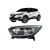 Farol Renault Captur 2018 2019 2020 2021 2022 Mascara Negra - loja online