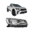 Farol Vw Saveiro 24/25 Preto Com Friso Cromado
