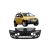 Parachoque Dianteiro Vw Crossfox 2005 2006 2007 Preto Texturizado Com Furo Milha