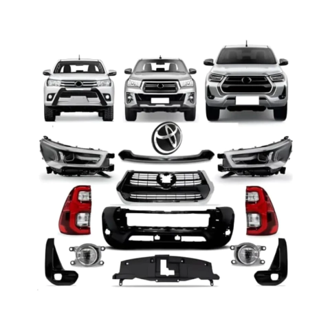 Kit Transformação Toyota Hilux SRX 2024 Completo Emblema Resinado 2016 A 2023