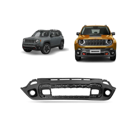 Parachoque Dianteiro Jeep Renegade 4x4 2016 2017 2018 2019 Inferior Texturizado