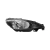 Farol Peugeot 206 00/08 Máscara Negra Foco Simples - comprar online