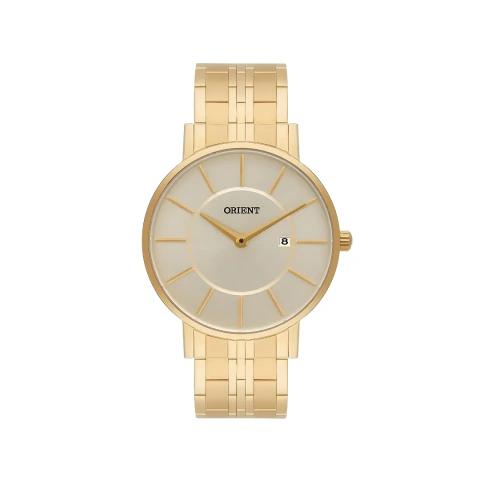 Relógio Orient Masculino Slim Dourado MGSS1091C1KX