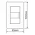 TOMADA TRIPLA SIMPLES 10A EVIDENCE 4X2 - FAME - loja online
