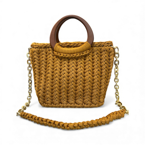 BOLSA LUXO ARTESANAL EM FIO NAUTICO FEMININA