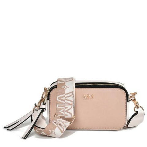 Bolsa Feminina Via Marte Transversal B1-147-01 Rose Bege