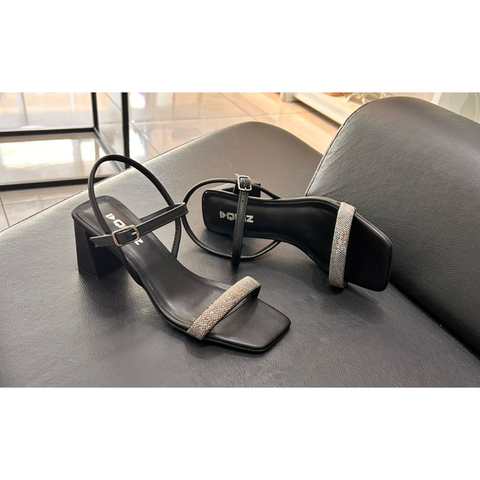 Sandália Feminina Salto Alto Preto Quiz 61-3118-10