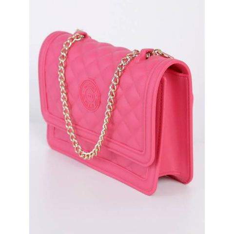 Bolsa Transversal Pink Gloss Moleca 50024