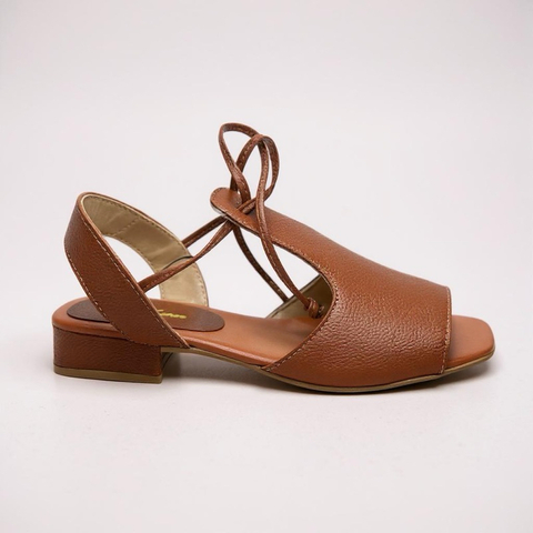 Sandália Couro Flay Terracota Dani Duran 68091