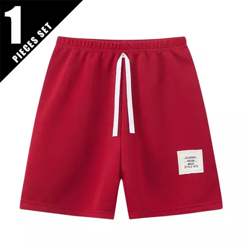 1/3 pçs crianças básico coringa shorts menino lazer esportes tether calças
