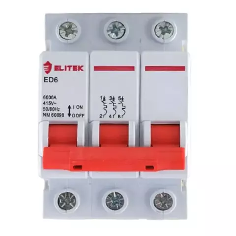 DISJUNTOR ELITEK 63A TRIPOLAR