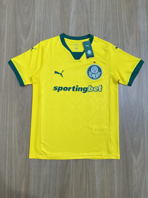 Camisa Palmeiras Amarela Tailand 1.1