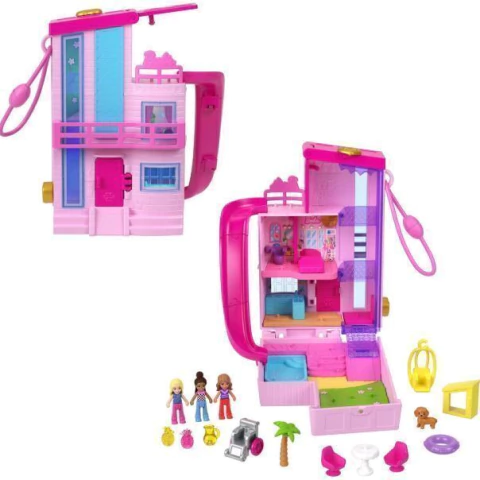 Polly Pocket Barbie Dreamhouse Compact Dollhouse