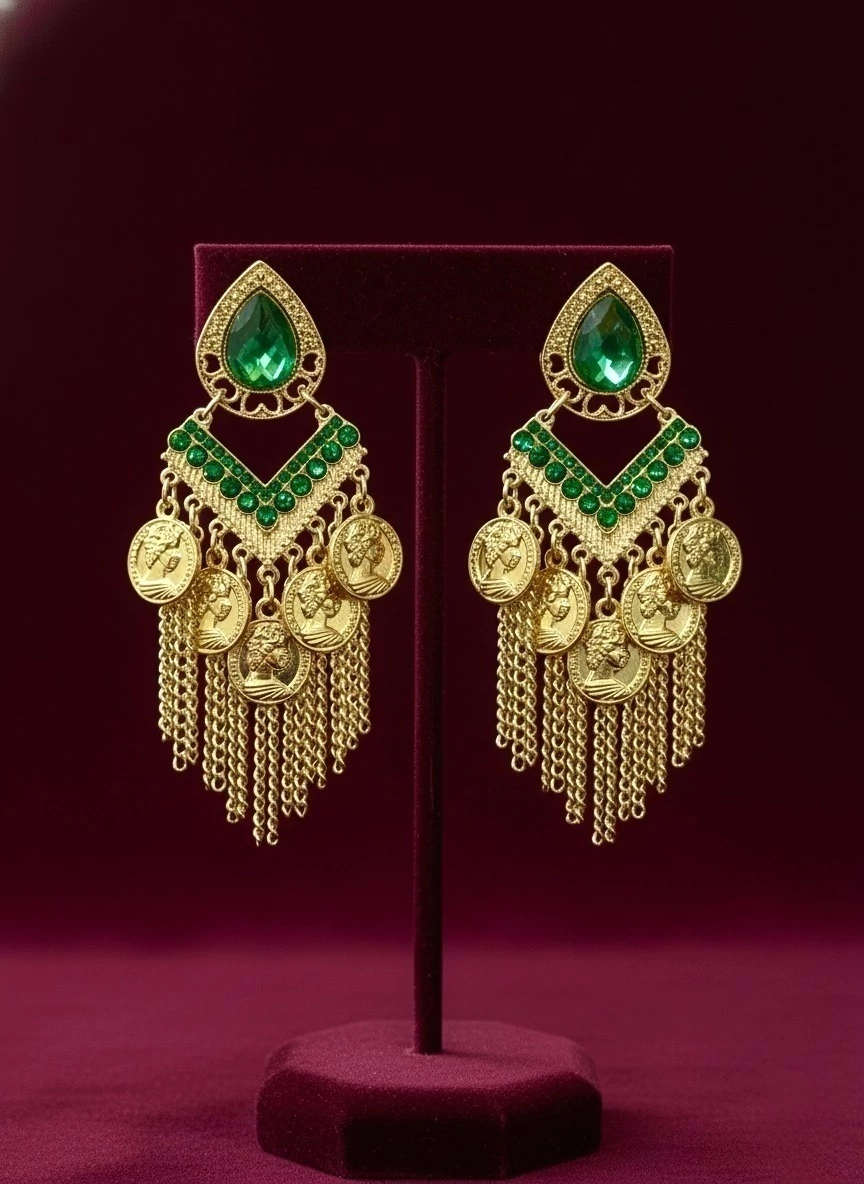 Máxi Brinco Esmeralda do Oriente - Consagrado