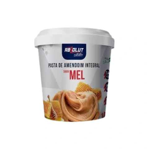 Pasta de amendoim sabor mel 1kg - Absolut