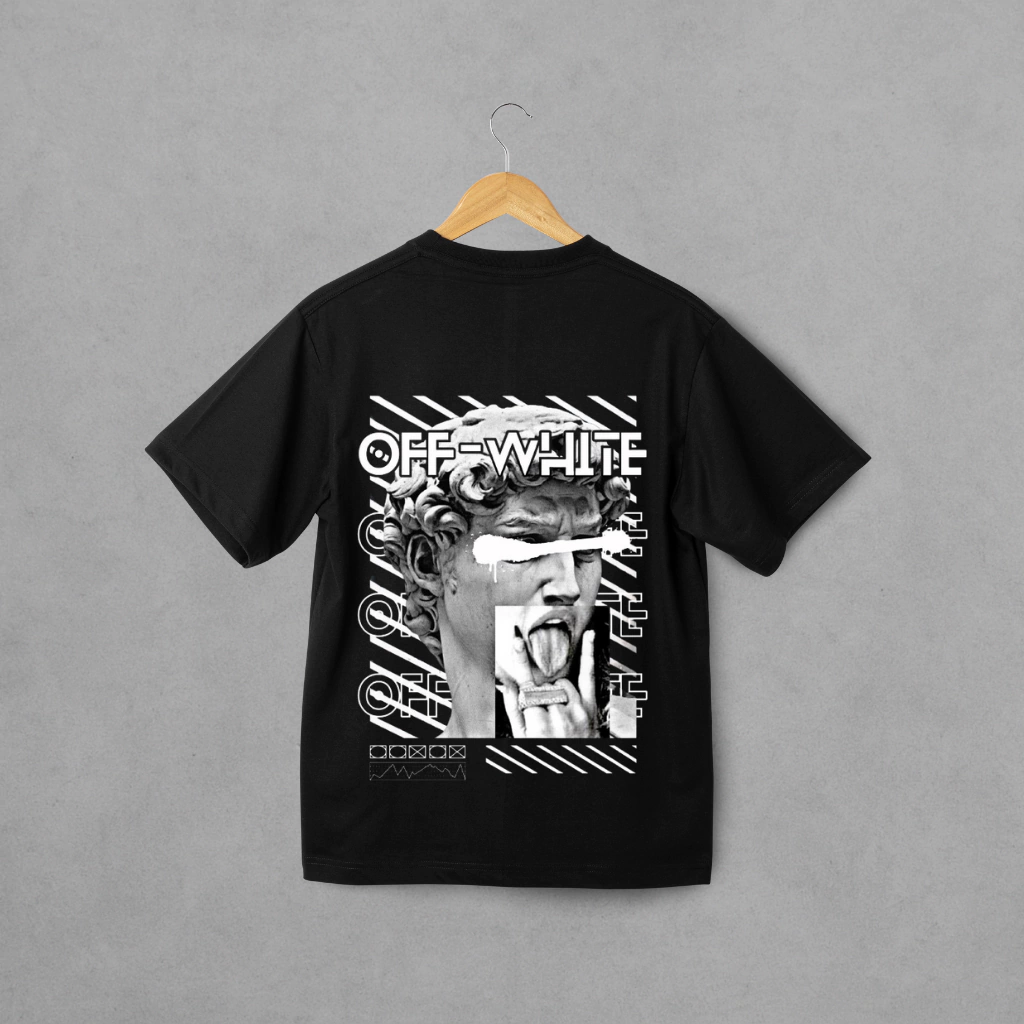 Camiseta Off-White Statue Oversized Premium