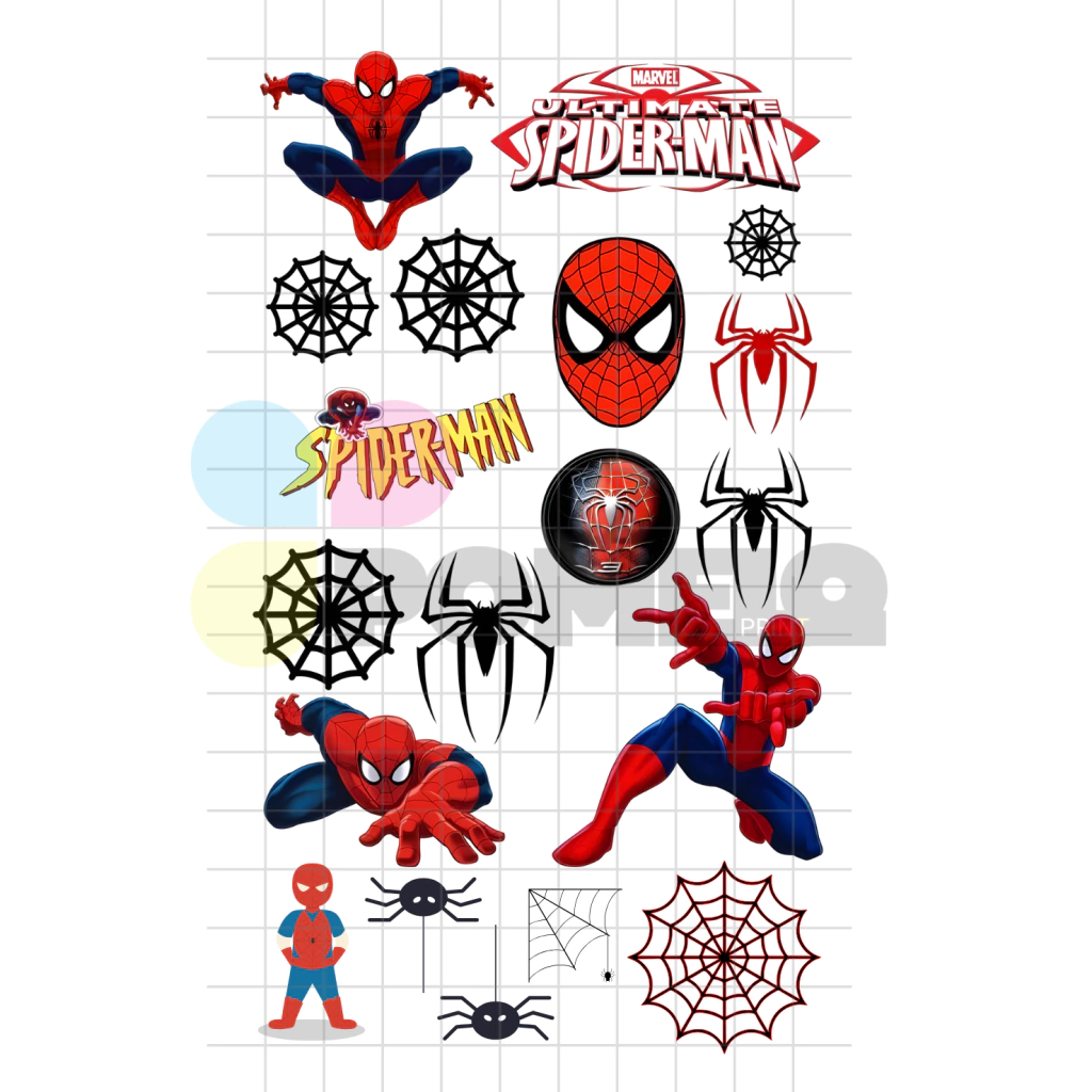Plancha DTF para textil 58x100 - SPIDERMAN