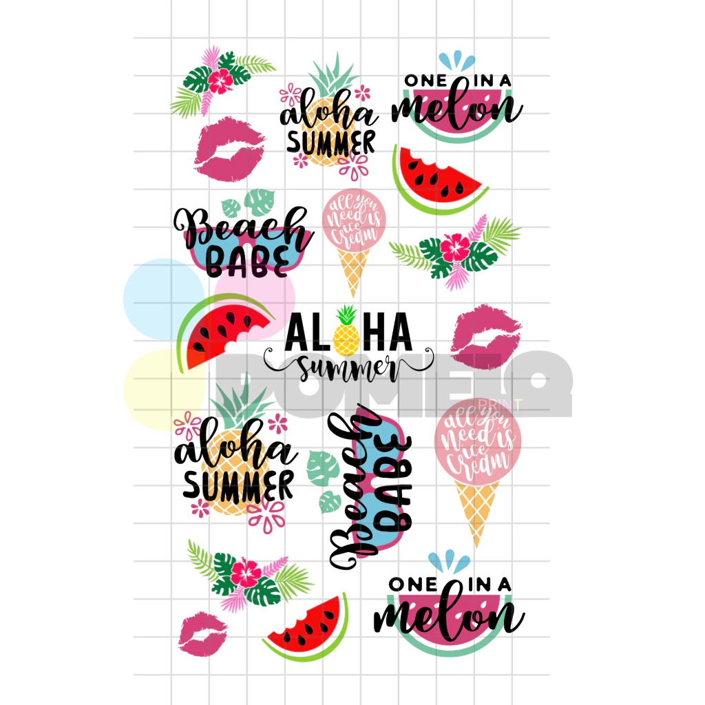 Plancha DTF para textil 58x100 - SUMMER