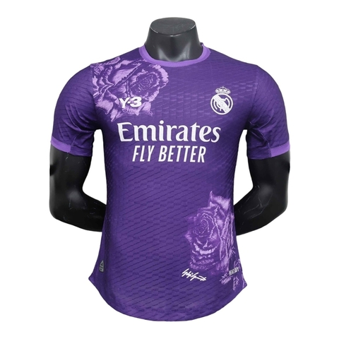 Camisa Edição especial Real Madrid 24/25 - Jogador Y-3 Masculina - Roxa