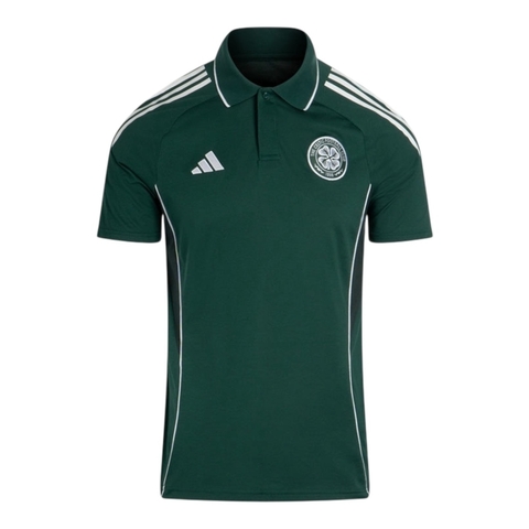 Camisa Polo Celtic Treino 25/26 - Torcedor Adidas Masculina - Verde
