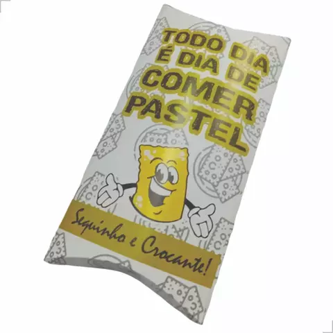 1000 Caixa de Pastel Delivery Tamanho M Preto Amarelo - comprar online